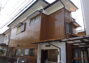 外装工事before