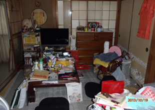 内装工事before